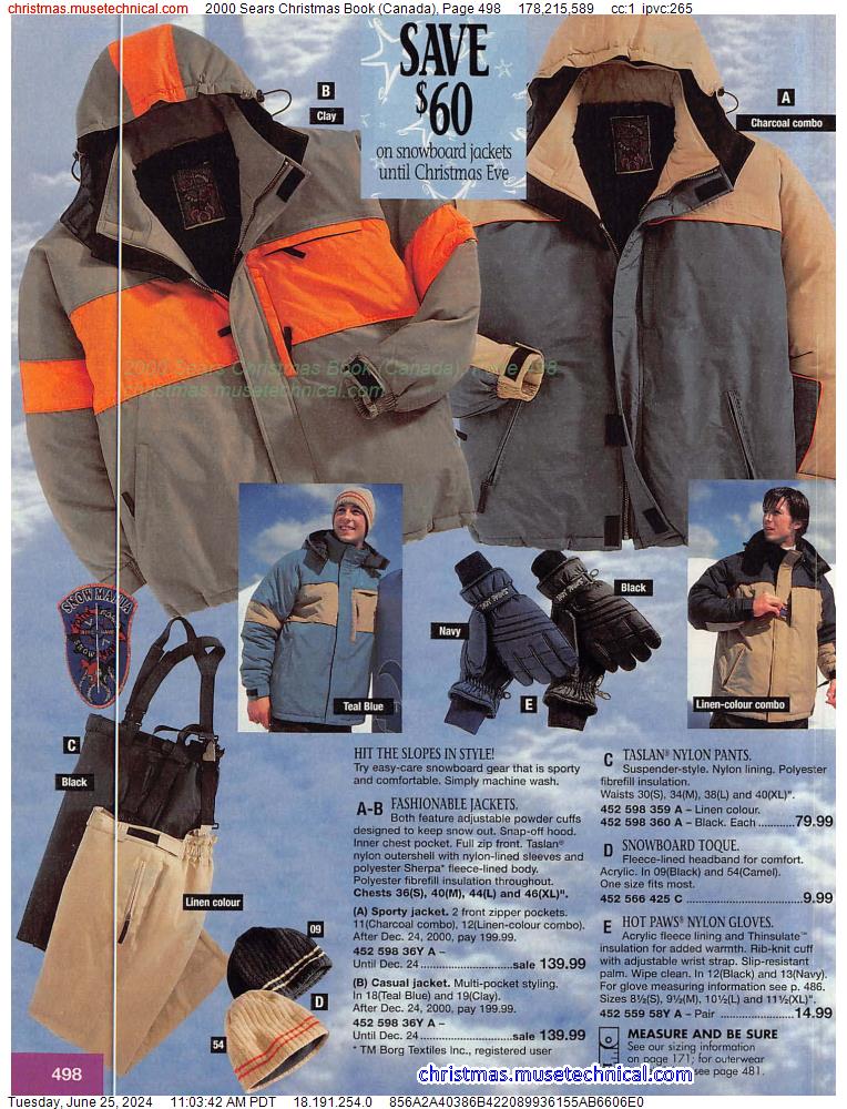 2000 Sears Christmas Book (Canada), Page 498