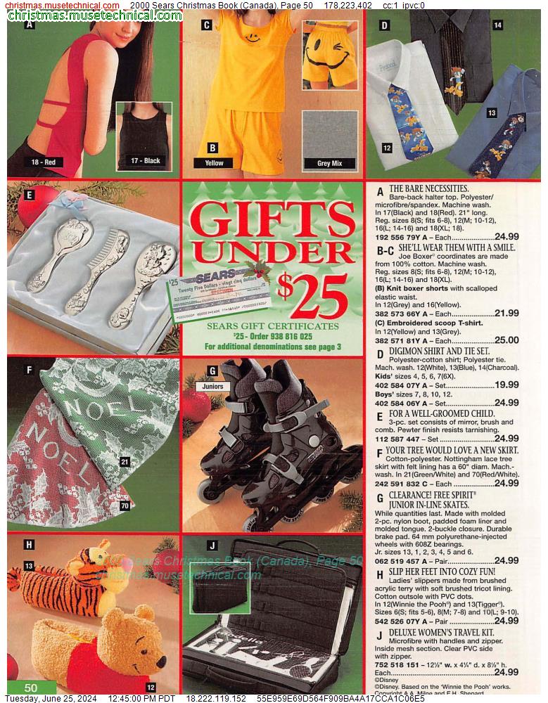 2000 Sears Christmas Book (Canada), Page 50