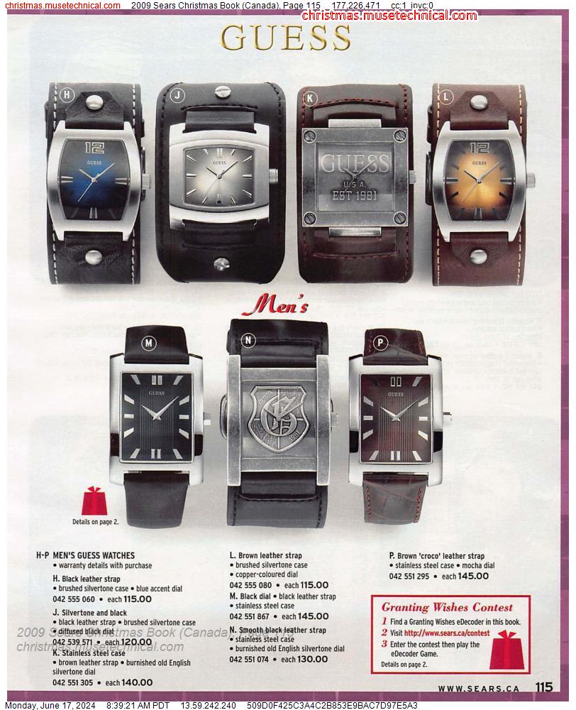 2009 Sears Christmas Book (Canada), Page 115