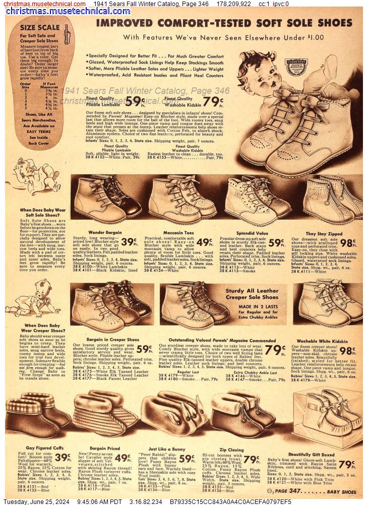 1941 Sears Fall Winter Catalog, Page 346