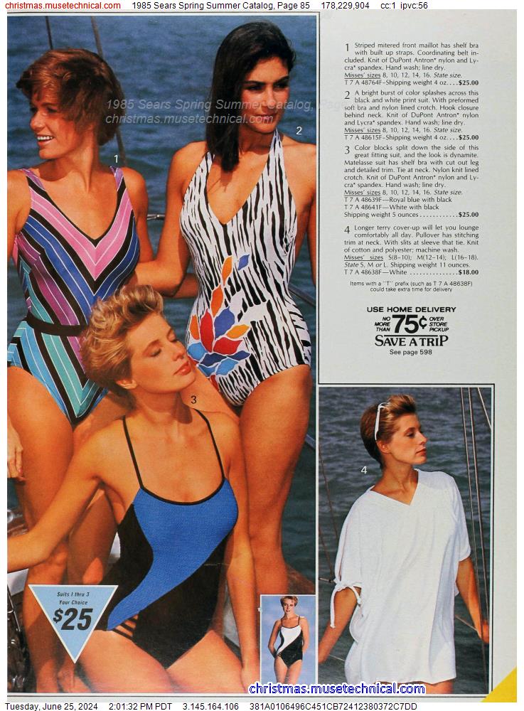 1985 Sears Spring Summer Catalog, Page 85