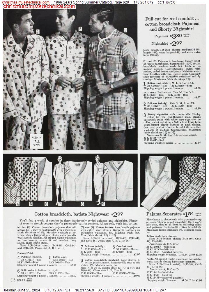 1966 Sears Spring Summer Catalog, Page 620