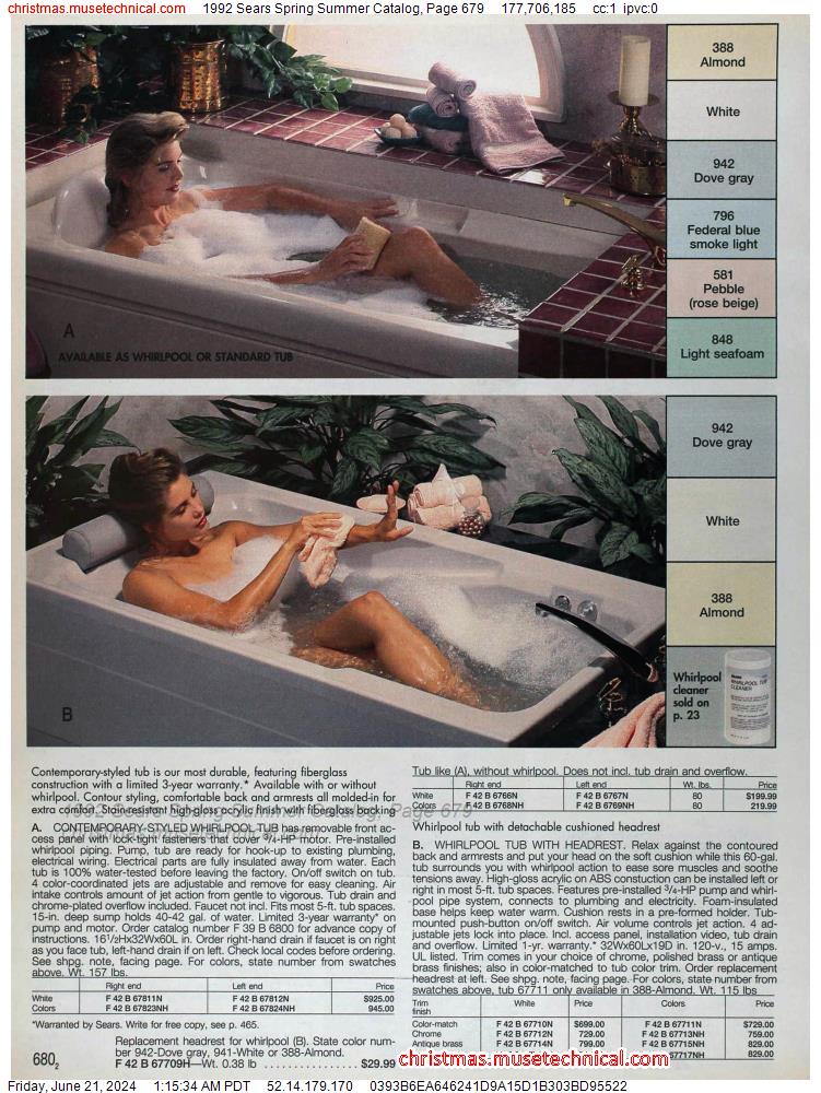 1992 Sears Spring Summer Catalog, Page 679