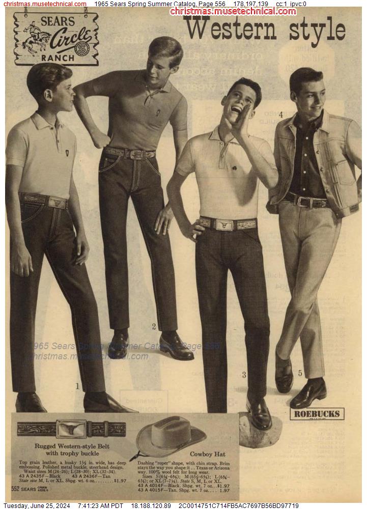 1965 Sears Spring Summer Catalog, Page 556