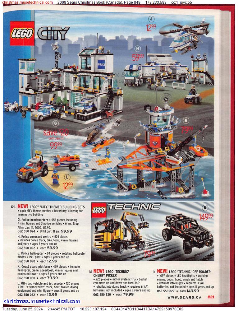 2008 Sears Christmas Book (Canada), Page 849
