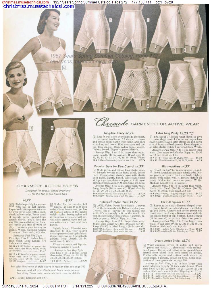 1957 Sears Spring Summer Catalog, Page 272