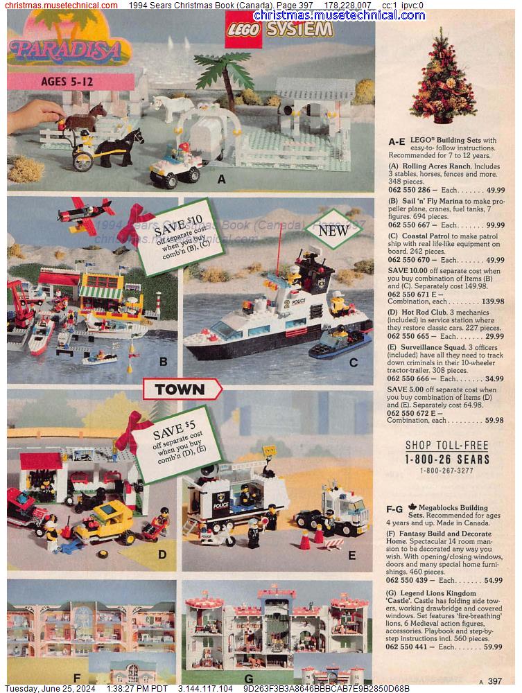 1994 Sears Christmas Book (Canada), Page 397