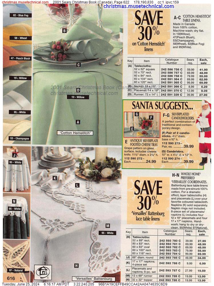2001 Sears Christmas Book (Canada), Page 622