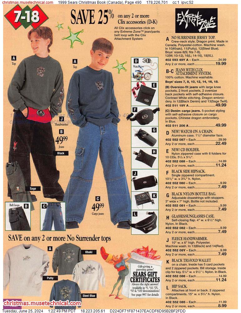 1999 Sears Christmas Book (Canada), Page 490