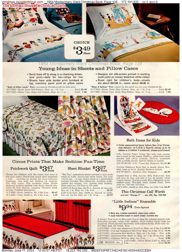 1964 Montgomery Ward Christmas Book, Page 136