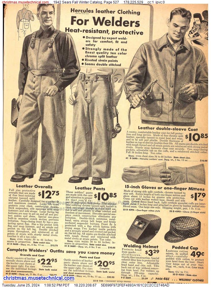 1942 Sears Fall Winter Catalog, Page 527