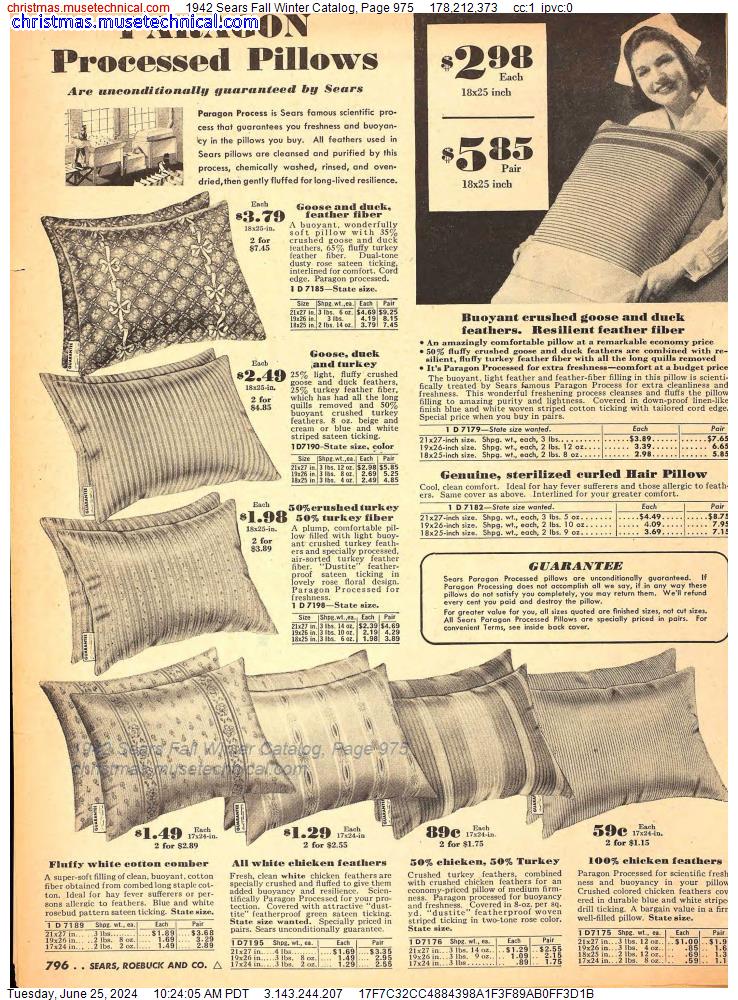 1942 Sears Fall Winter Catalog, Page 975