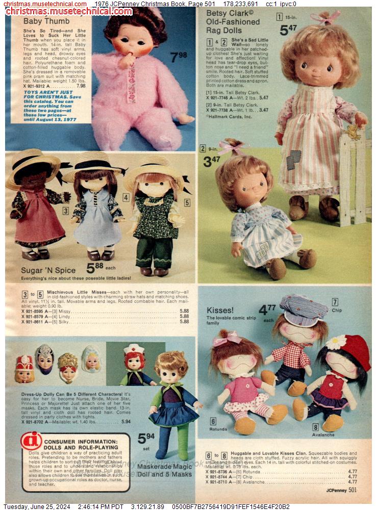 1976 JCPenney Christmas Book, Page 501