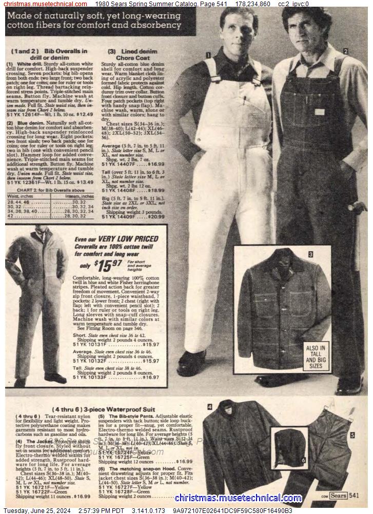 1980 Sears Spring Summer Catalog, Page 541