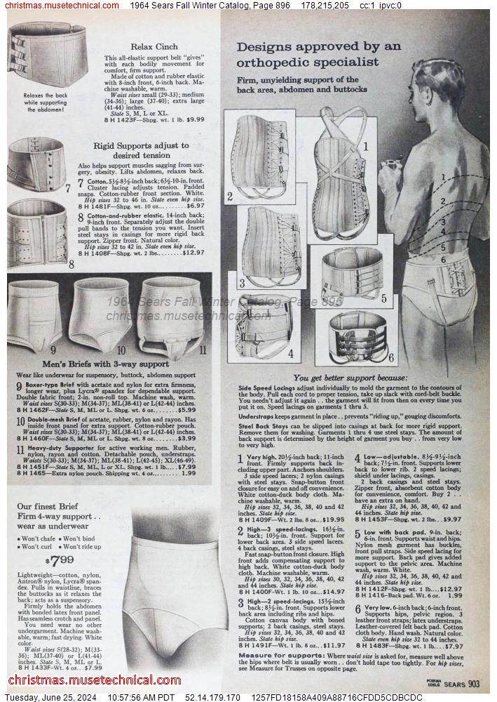 1964 Sears Fall Winter Catalog, Page 896
