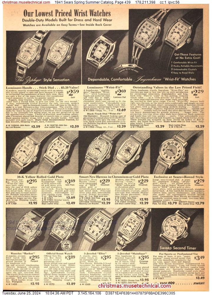 1941 Sears Spring Summer Catalog, Page 439