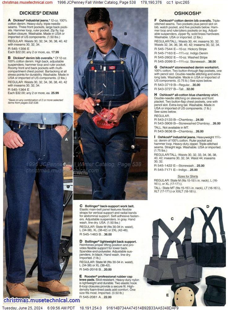 1996 JCPenney Fall Winter Catalog, Page 538