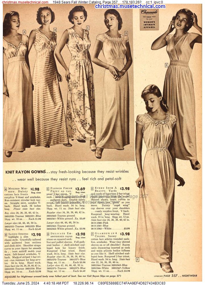 1948 Sears Fall Winter Catalog, Page 357