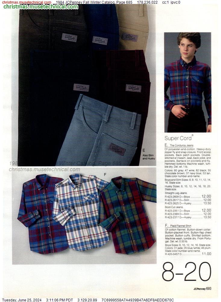 1984 JCPenney Fall Winter Catalog, Page 685