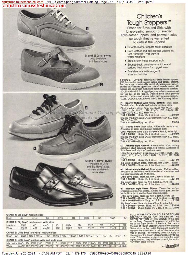 1982 Sears Spring Summer Catalog, Page 257