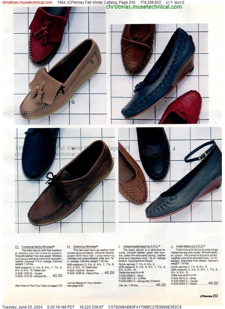 1984 JCPenney Fall Winter Catalog, Page 245