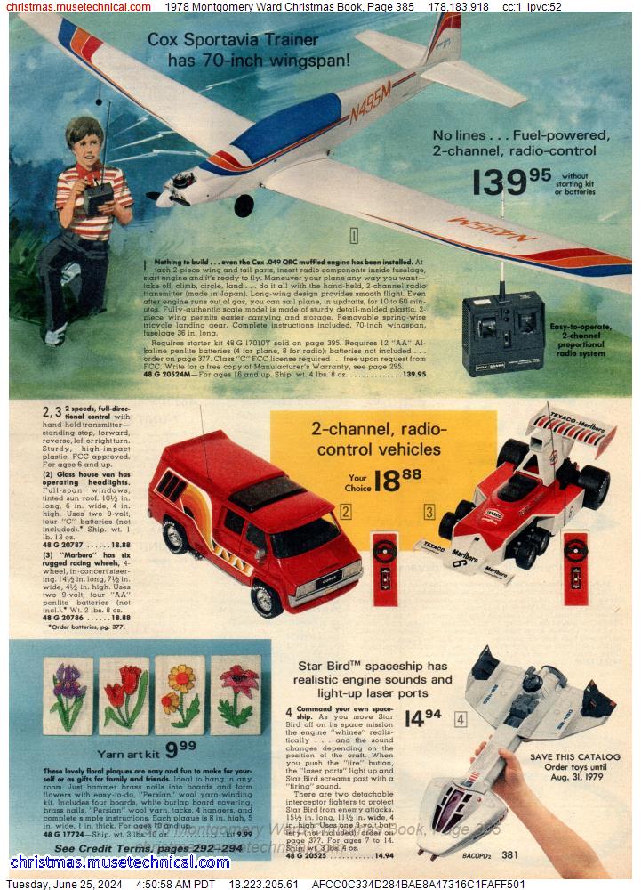 1978 Montgomery Ward Christmas Book, Page 385
