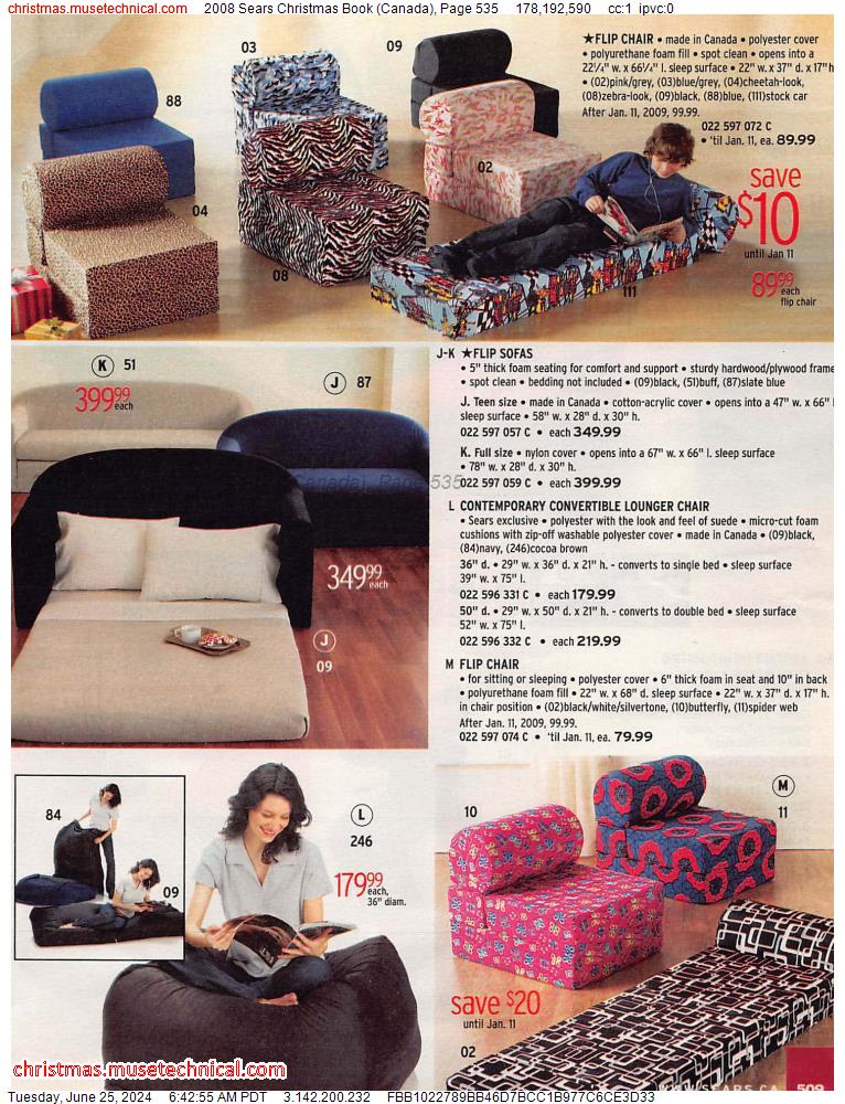 2008 Sears Christmas Book (Canada), Page 535