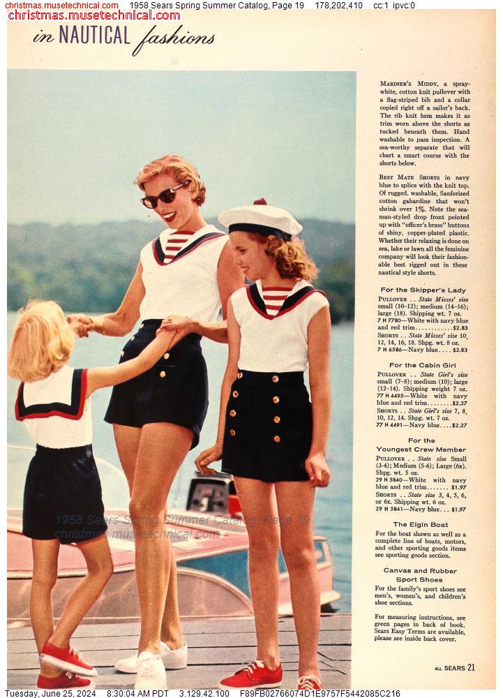 1958 Sears Spring Summer Catalog, Page 19