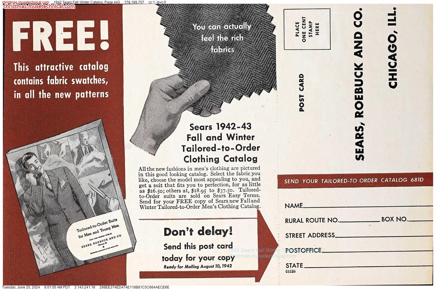 1942 Sears Fall Winter Catalog, Page 443