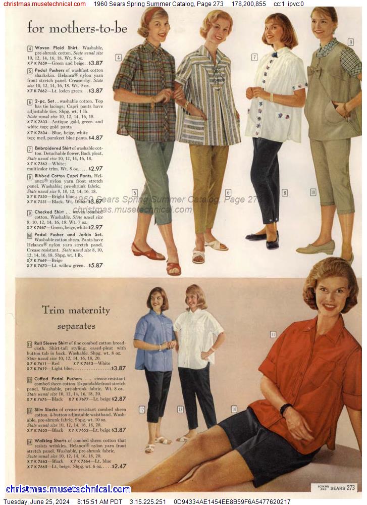 1960 Sears Spring Summer Catalog, Page 273