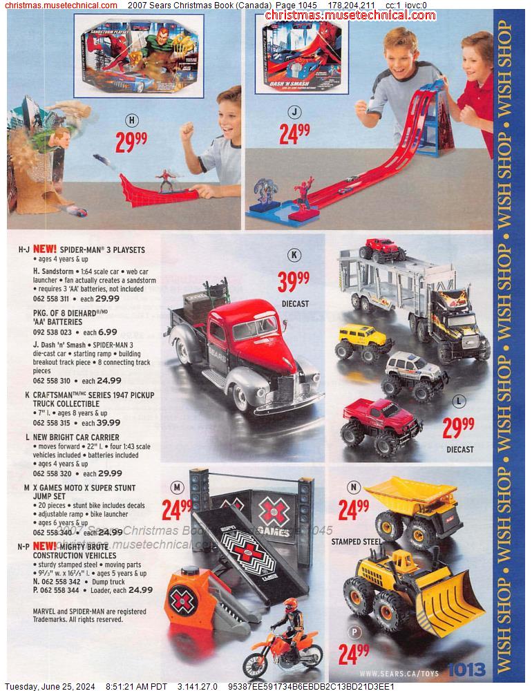 2007 Sears Christmas Book (Canada), Page 1045