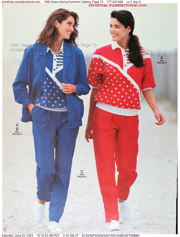 1992 Sears Spring Summer Catalog, Page 72