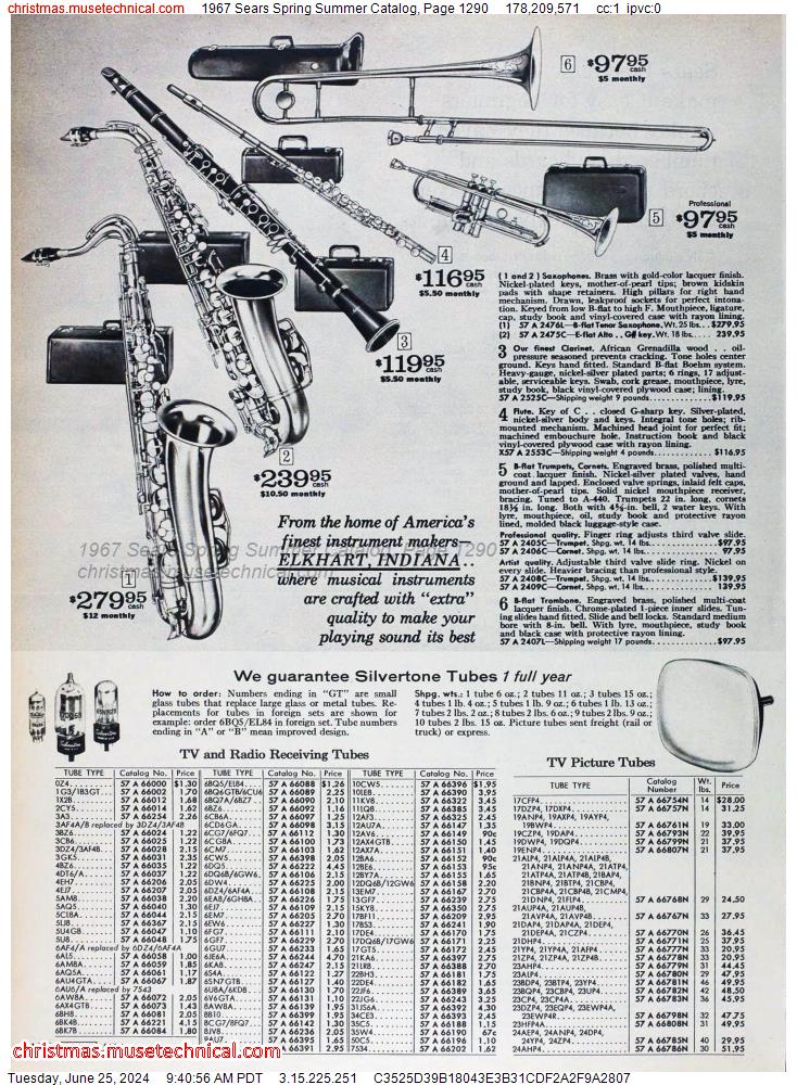 1967 Sears Spring Summer Catalog, Page 1290