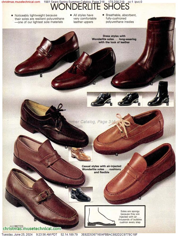 1981 Sears Spring Summer Catalog, Page 316