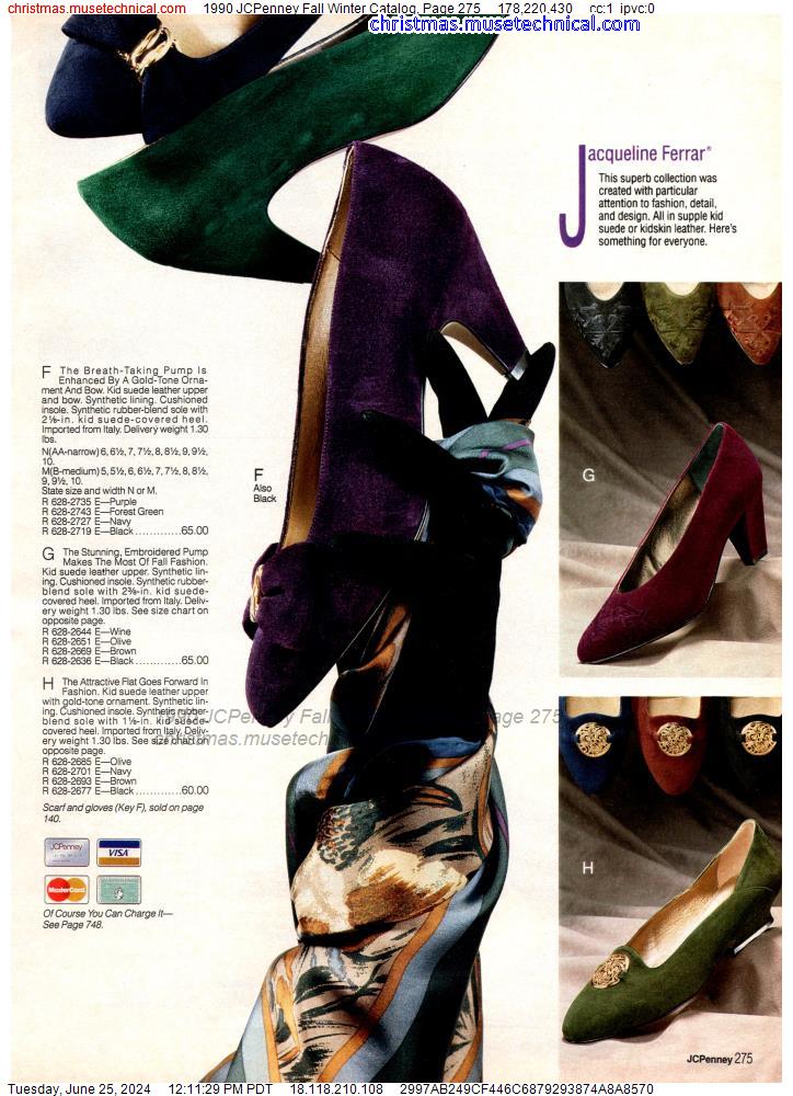 1990 JCPenney Fall Winter Catalog, Page 275