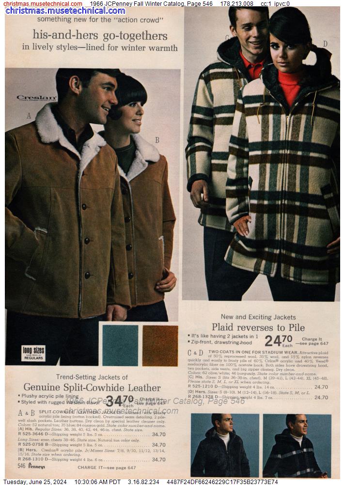 1966 JCPenney Fall Winter Catalog, Page 546