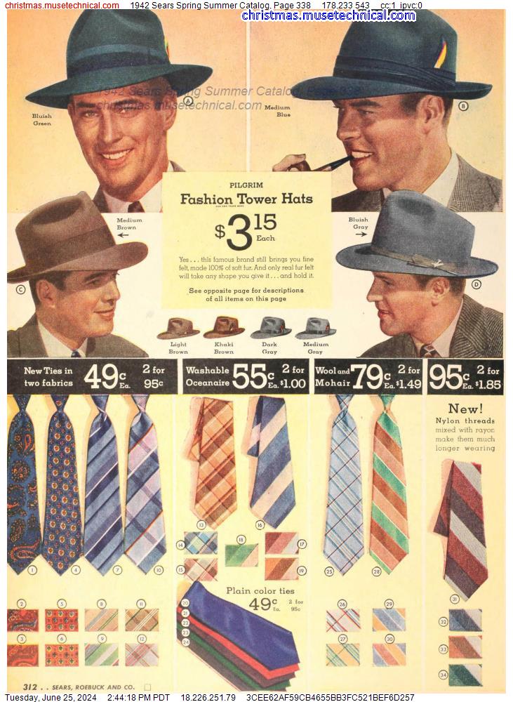 1942 Sears Spring Summer Catalog, Page 338
