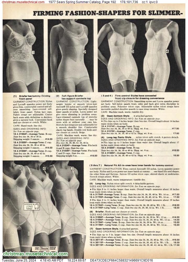 1977 Sears Spring Summer Catalog, Page 192