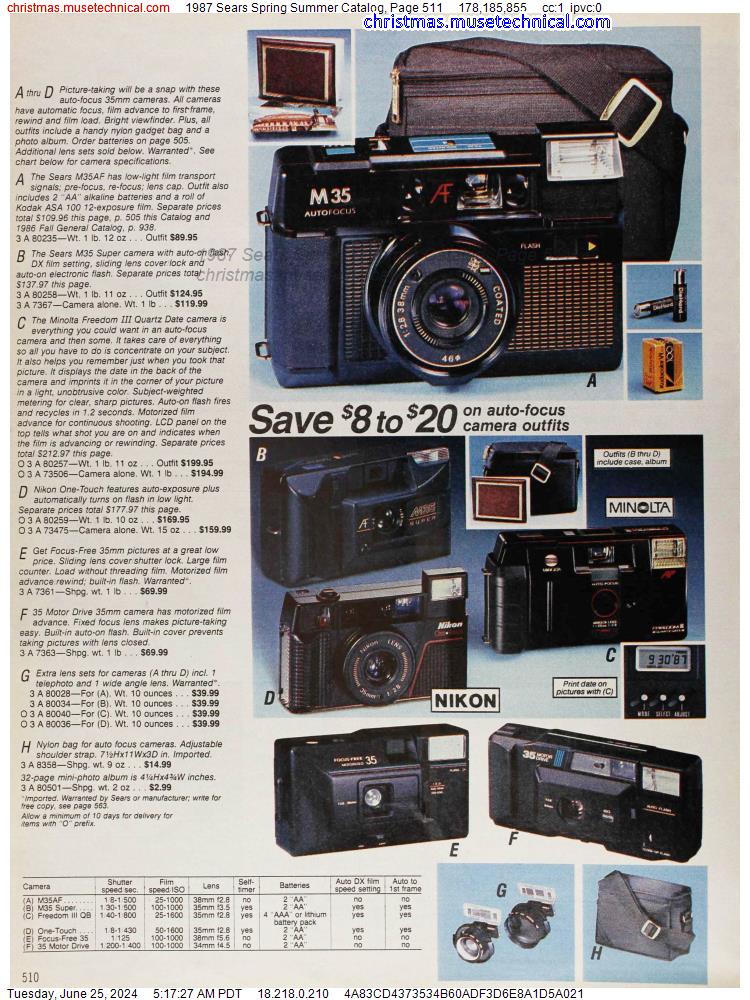 1987 Sears Spring Summer Catalog, Page 511