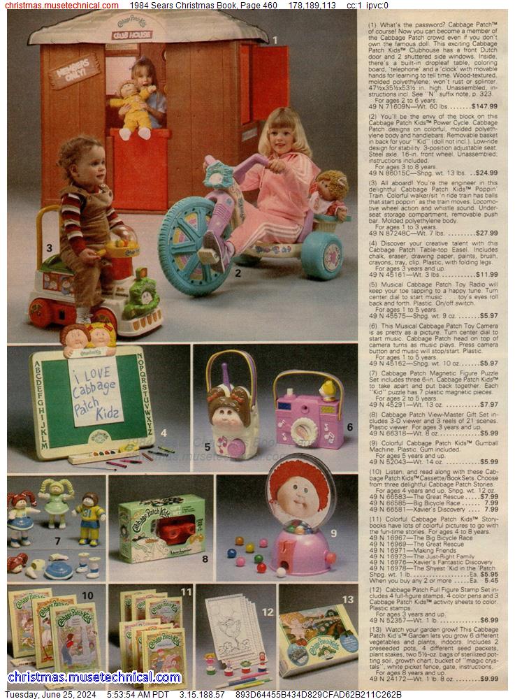 1984 Sears Christmas Book, Page 460