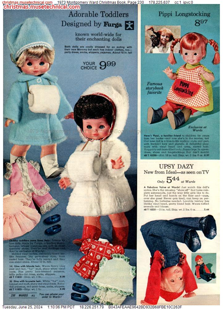 1973 Montgomery Ward Christmas Book, Page 230