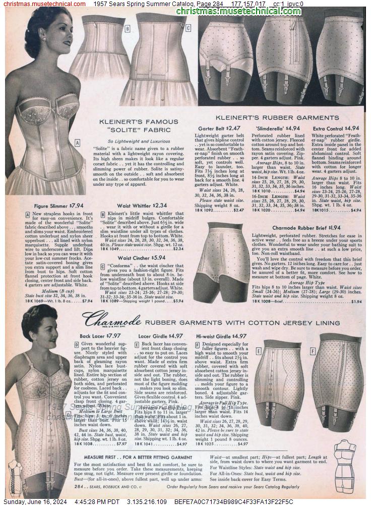 1957 Sears Spring Summer Catalog, Page 284