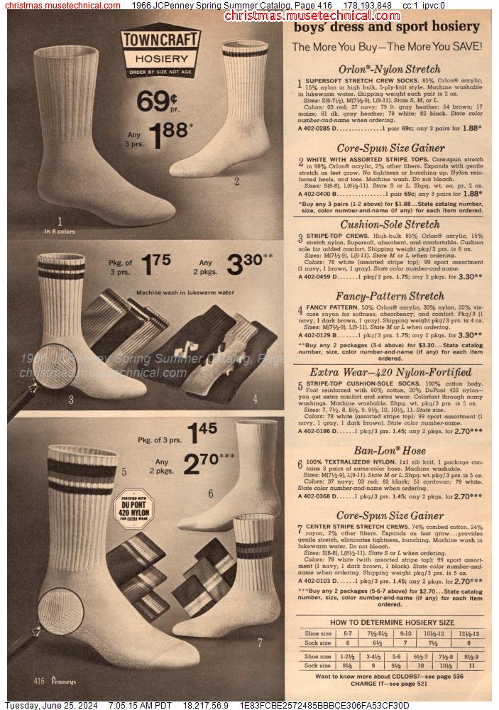 1966 JCPenney Spring Summer Catalog, Page 416