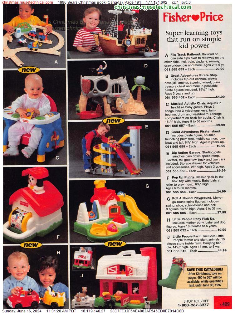 1996 Sears Christmas Book (Canada), Page 491