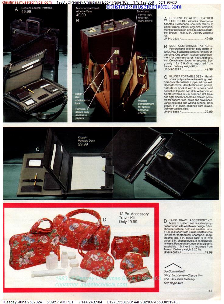 1983 JCPenney Christmas Book, Page 163