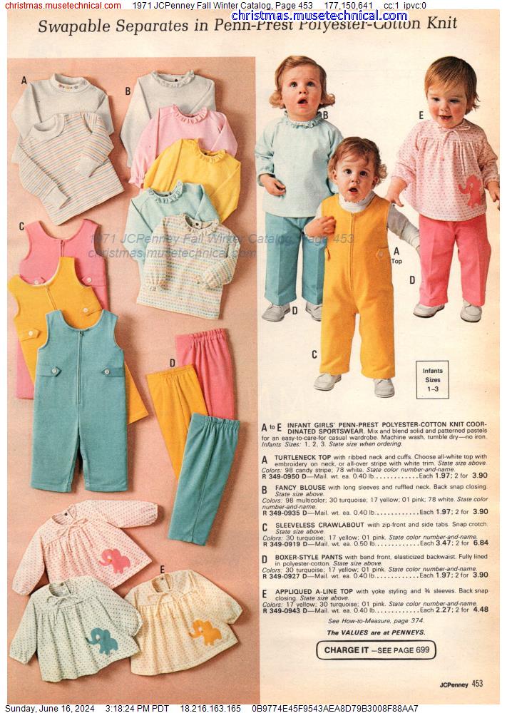 1971 JCPenney Fall Winter Catalog, Page 453