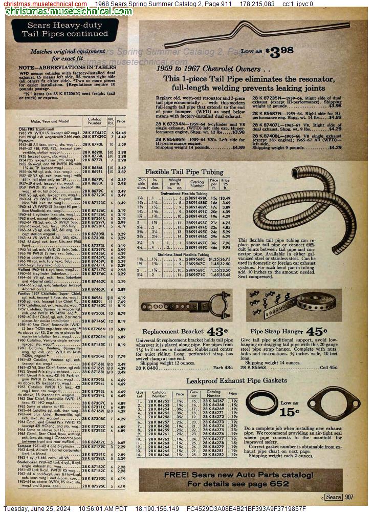 1968 Sears Spring Summer Catalog 2, Page 911