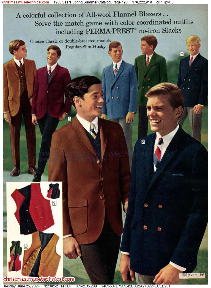 1968 Sears Spring Summer Catalog, Page 193