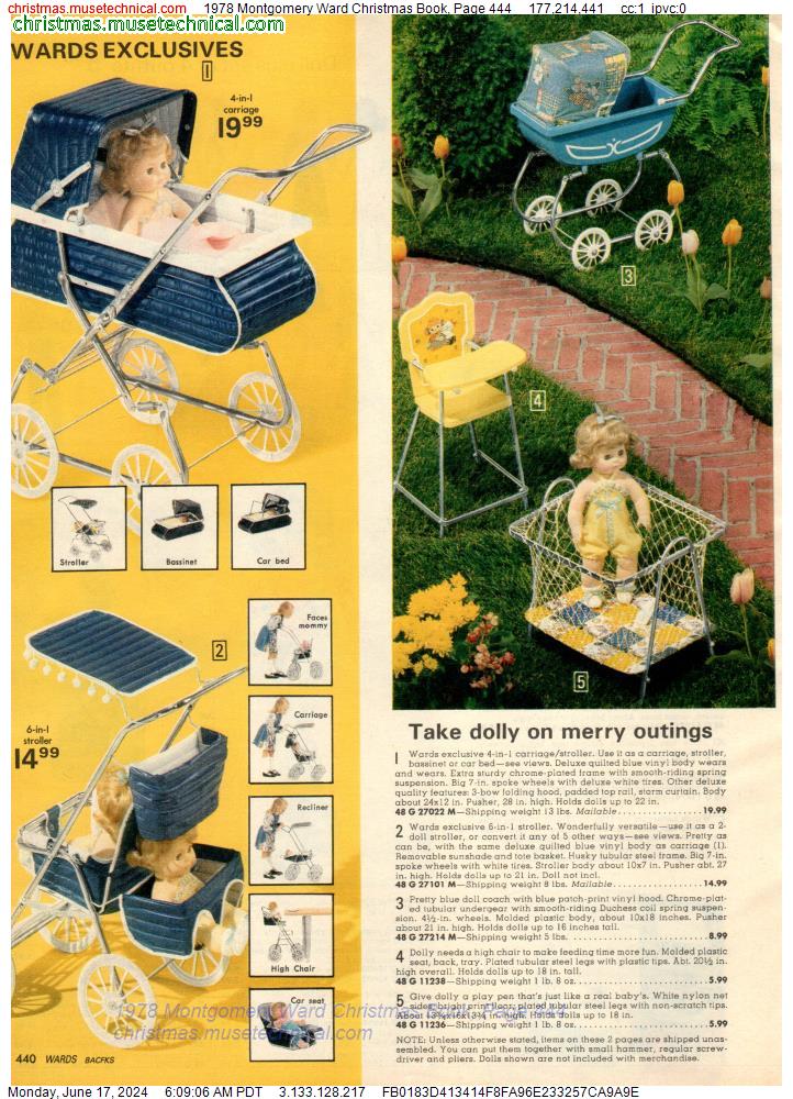 1978 Montgomery Ward Christmas Book, Page 444
