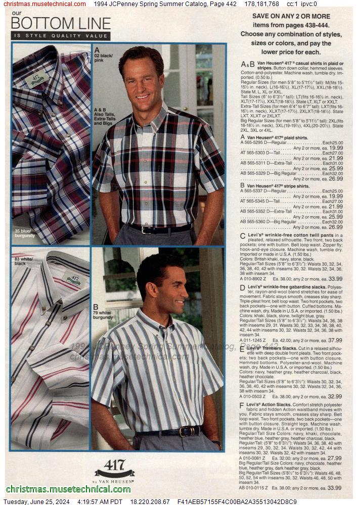 1994 JCPenney Spring Summer Catalog, Page 442